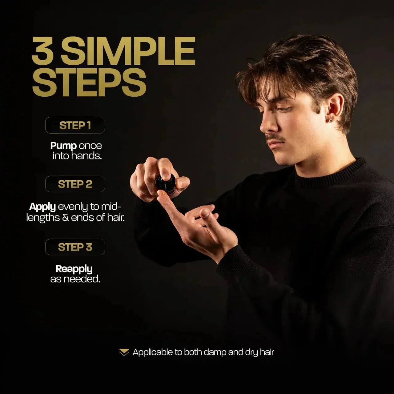 BASED Haar-Elixier - Anwendung - Männerpflege Deutschland