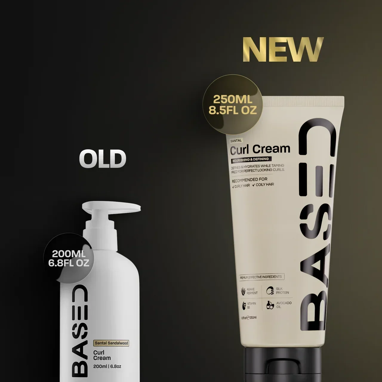BASED Locken-Creme - Detailansicht - Männerpflege Deutschland
