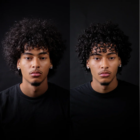 BASED Locken-Mousse - Seitenansicht - Männerpflege Deutschland